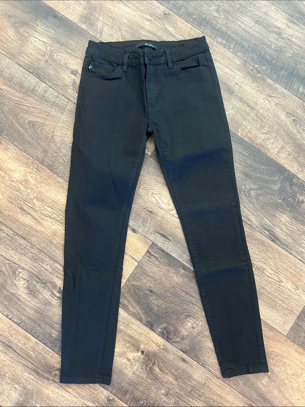 KanCan Black Mid-Rise Stretch Jeans